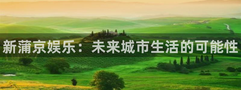今年会pg电子游戏在线玩：新蒲京娱乐：未来城市生活的可能性